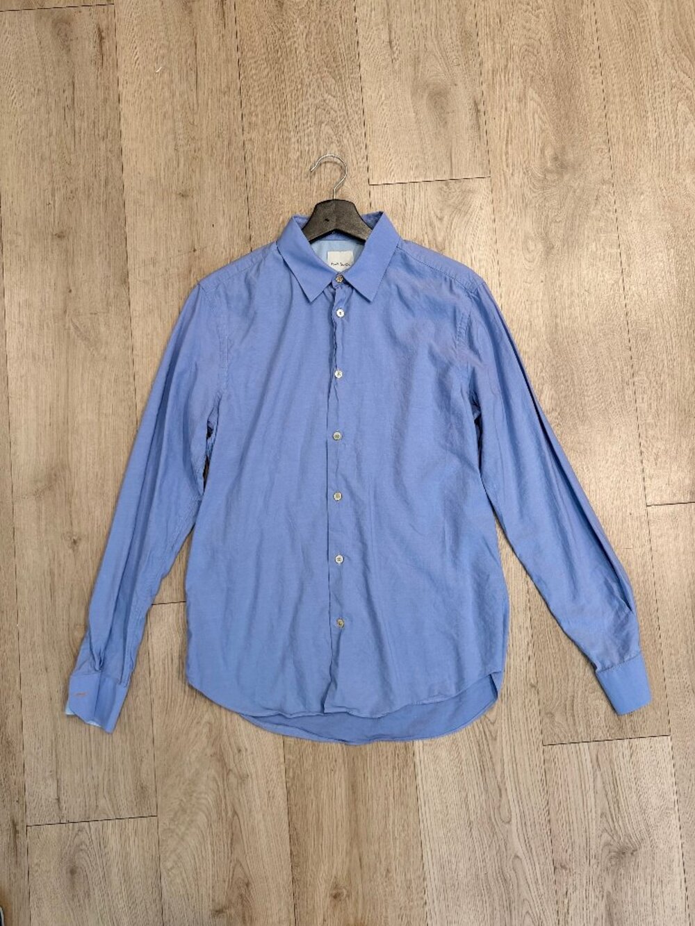 Paul Smith Blue Long Sleeve Button Up Shirt M